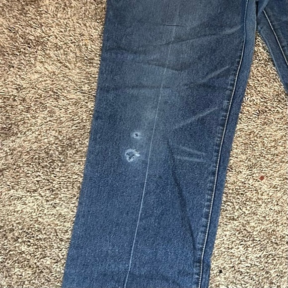 BABY PHAT Woman’s Size 13 Jeans Blue Wide Leg 33x31 Y2K Cat Logo - Picture 10 of 16